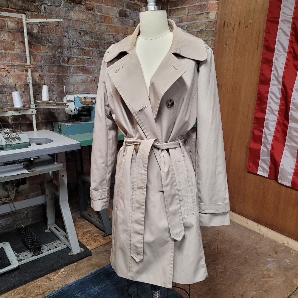 London Fog Beige Trench Coat
